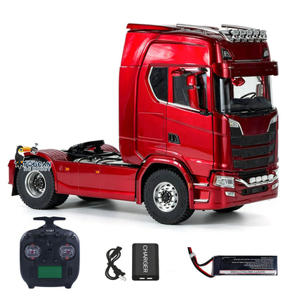 TOUCAN RC HOBBY MODO 770S 1/14 4x4 Metal RC Tractor 2Speed Gearbox Differential Locks RC Lorry Car ST8 Radio Lights Sounds Battery Charger RTR Model