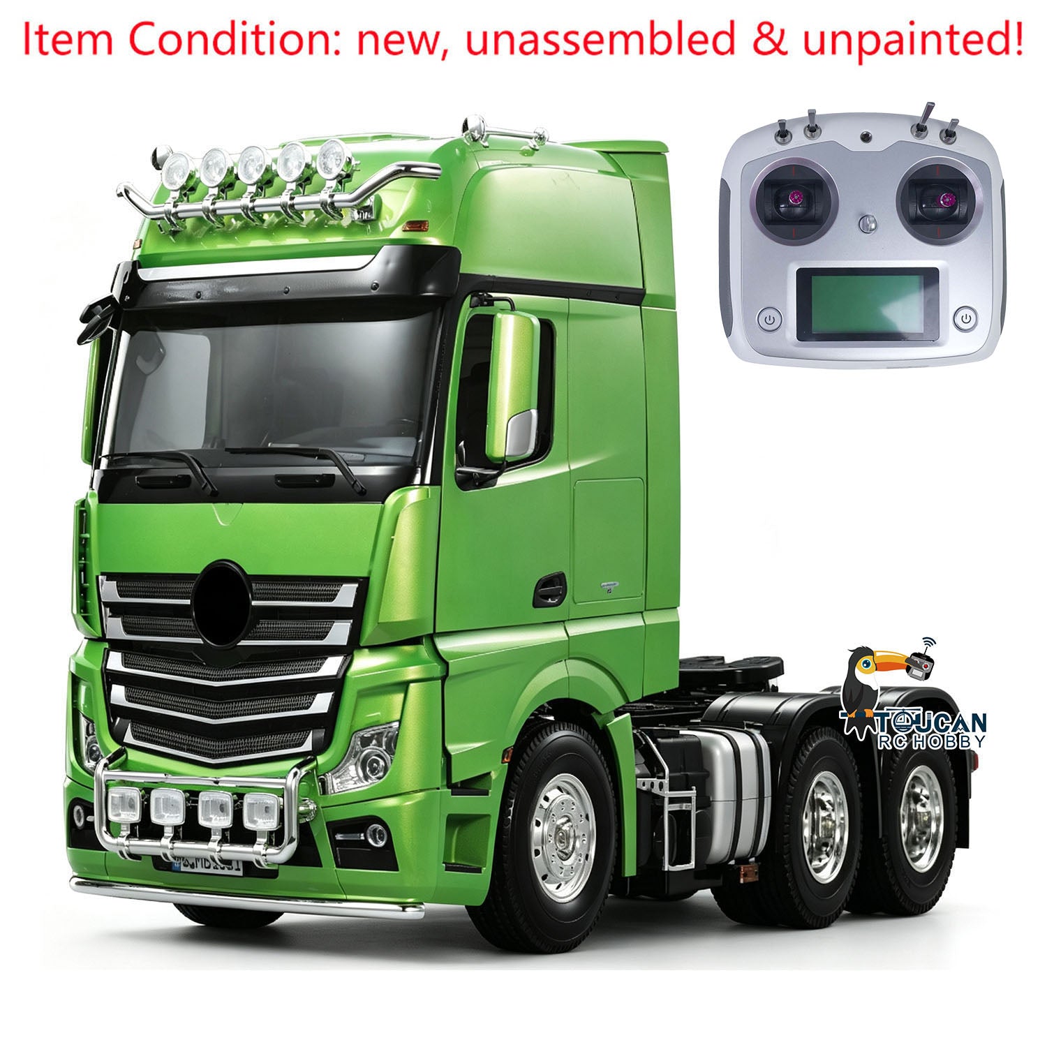 TOUCAN RC HOBBY Hobby 1/14 3363 6*4 Highline RC Model Tractor 3Axles R
