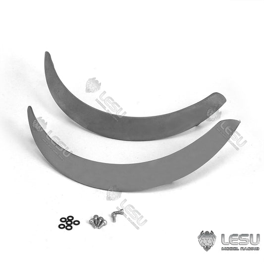 LESU Metal Wheel Eyebrow Arches for 1/15 LESU Remote Control Hydraulic Loader L574 Model DIY Part