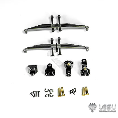 LESU Front Rear Suspension Set for 1/14 TAMIYA RC Truck Tractor Lorry MAN Scainia Benzs Benzs Dumper Vehicles