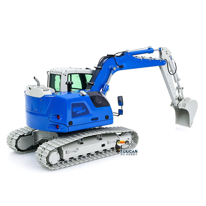 TOUCAN RC HOBBY JDModel 1/14 Metal 2Arms RC Hydraulic Tracked Excavator JDM-208 R920 Radio Control Digger Engineering Vehicle Sound System Battery