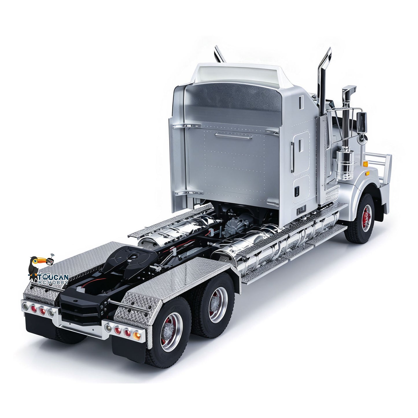TOUCAN RC HOBBY JDM 518K 6x4 1/14 Metal Remote Control Tractor Truck W509 2 Speed Gearbox RC Lorry Car Motor ESC Light Sound System RTR Model