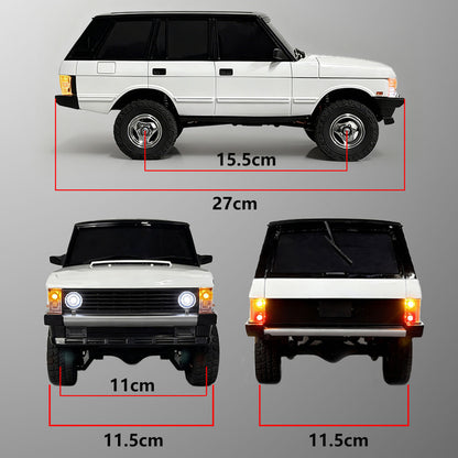 LDRC LD18401PRO 1/18 Remote Control Rock Crawler Car 4X4 RC Off Road Vehicle Model Brushless Motor Metal Drive Shafts Lights