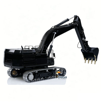 LESU C374F 1/14 Metal RC Hydraulic Excavator B0001 RTR Brushless Motor 6CH Brass Valve Quick Release Coupler Smoke LCD Screen Sound Light System PL18EV Lite Controller