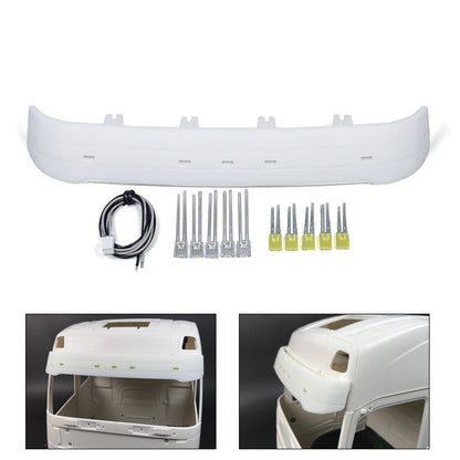 Plastic Sun Visor for 1/14 DIY Tamiya 56375 FH16 XL750 Remote Control Tractor Truck 56360 Model Timber Car RC Lorry Upgrade Part