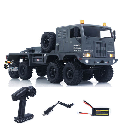 Fast Free Shipping RTR 1/18 Radio Control Military Truck 8*8 RC Off Road Vehicle 280 Brushed Motor Fifth Wheel Winch Metal Hook All Wheel Steering