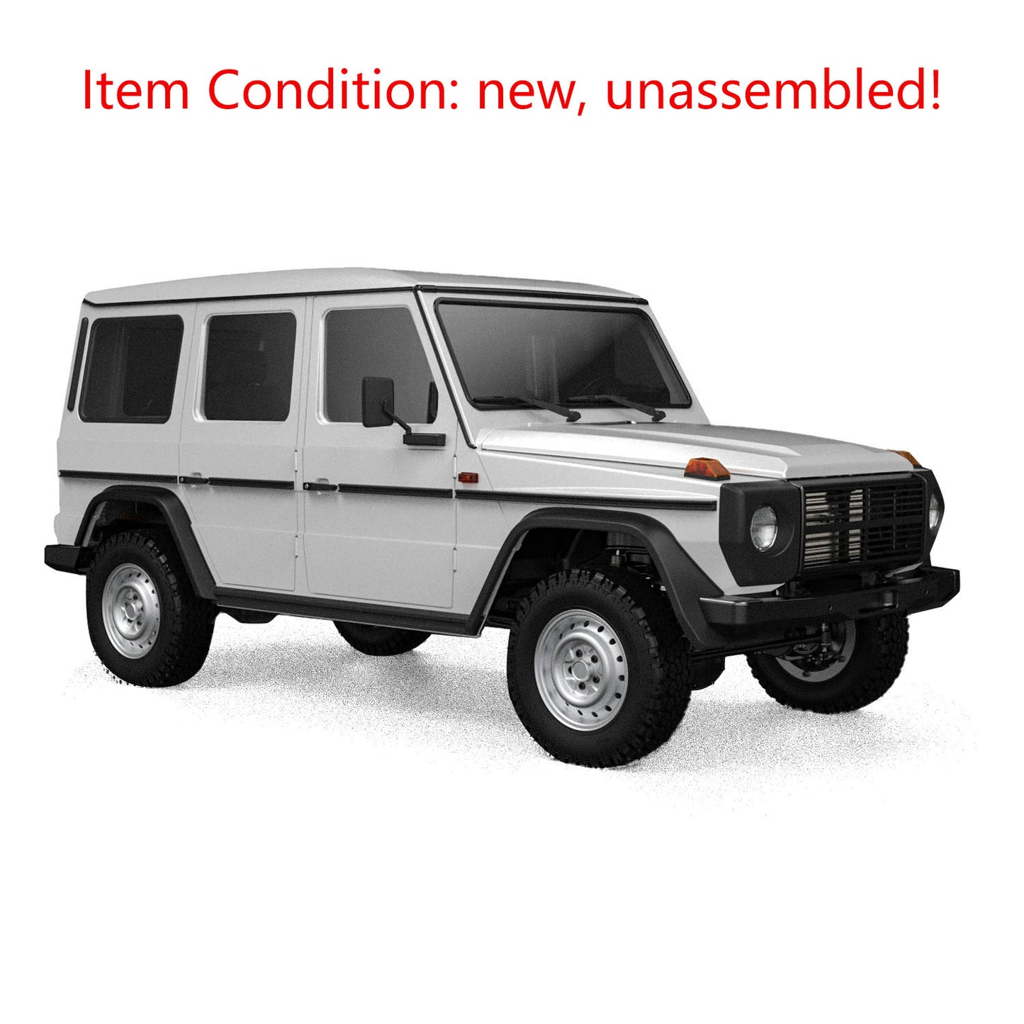 In Stock CAPO 1/8 RC Off Road Car Painted Kit CNC Metal Car Shell Differential Locks Openable Doors 2Speed Gearbox No Electronic Parts