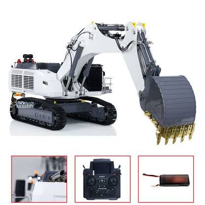 USA Pre-Order by the sea 1:14 LESU RC Hydraulic Excavator AOUE 9150 Metal RTR FlySky PL18EVLite Remote Control Digger Model ESC Servo Motor Light Battery