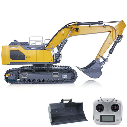 US STOCK 1:14 Hydraulic RC Excavator of Liebhe 945 Remote Control Digger Painted Assembled Lamp Bucket Metal Boom