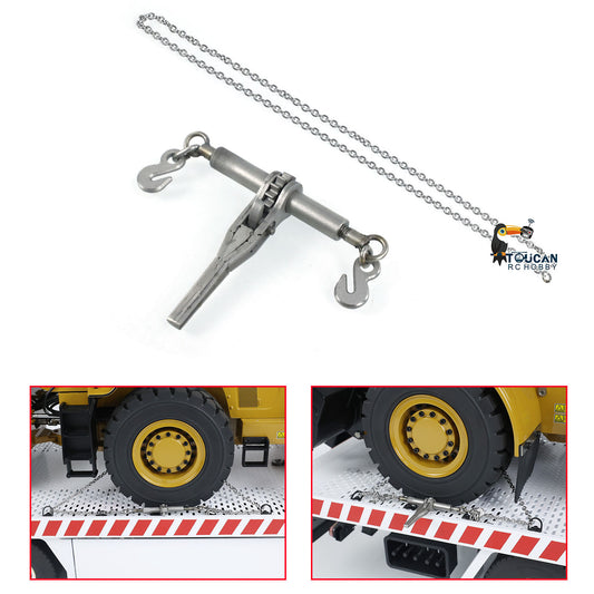 Black Friday Limited-time offer! 1PC Metal Ratchet Chain Binders Load Tensioner for 1/14 RC Truck Radio Control Loder