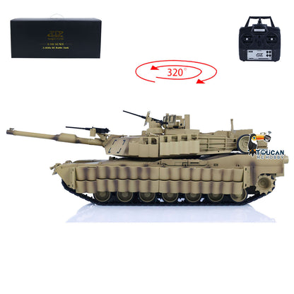 US Stock Tongde 1/16 Abrams M1A2 RC Infrared Battle Tank SEP TUSK II BB Shooting Barrel Recoil Electric Tanks Model