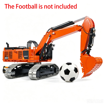 TOUCAN 1/8 385CF Metal Hydraulic RC Excavator RTR 150KG Heavy Duty Remote Control Diggers Ready to Run Upgraded Version Models