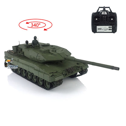 2.4Ghz Remote Control RC Tank Heng Long 1/16 Scale TK7.0 Main Board Leopard2A6 3889 Ready to Run Shooting BBs Turret Rotating