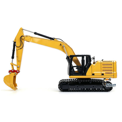 TOUCAN RC HOBBY Metal 1/14 Remote Control Hydraulic Excavator 320 3Ways Valve RC Digger Engineering Vehicle ST8 Radio Lights Battery RTR Model