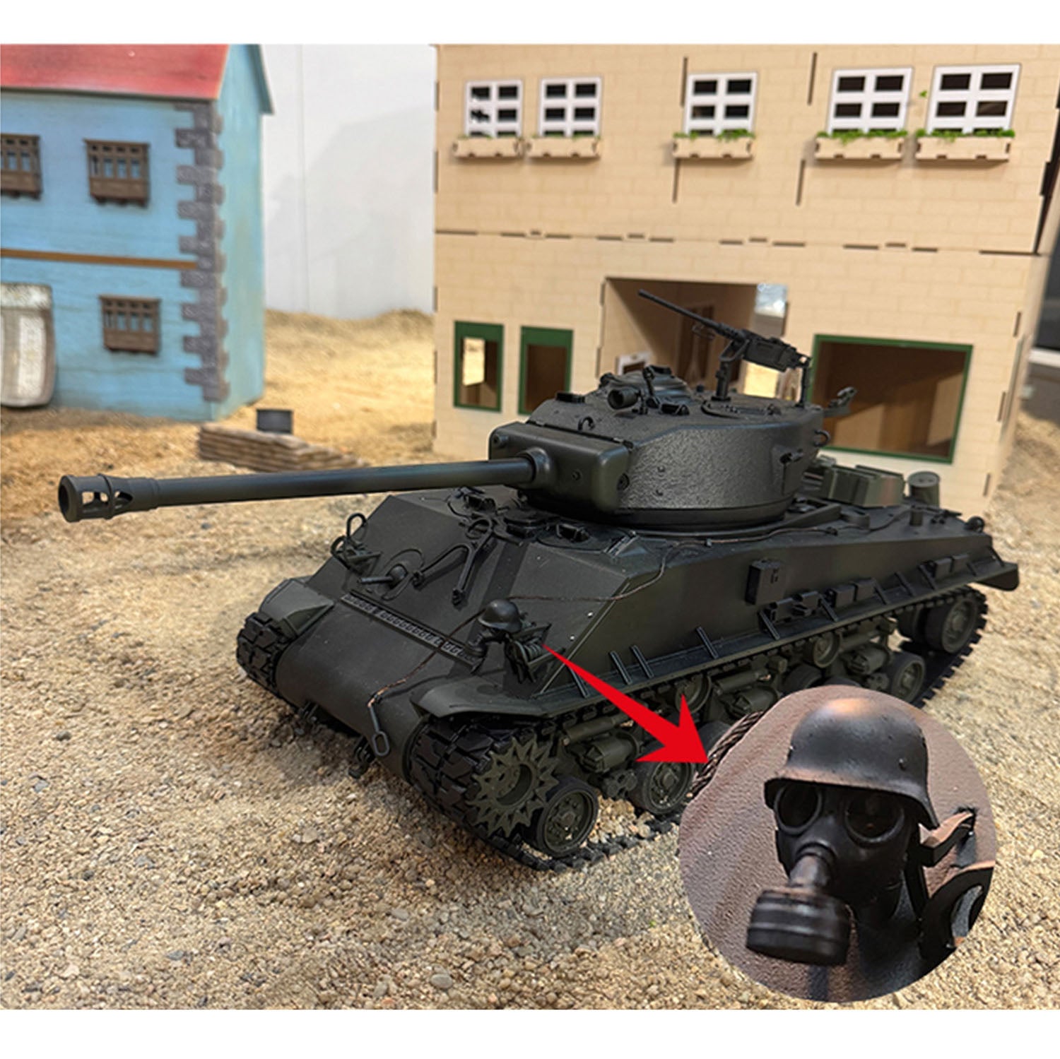 TOUCAN RC HOBBY CoolBank Sherman M4A3E8 RTR 1/16 Full Metal Chassis RC
