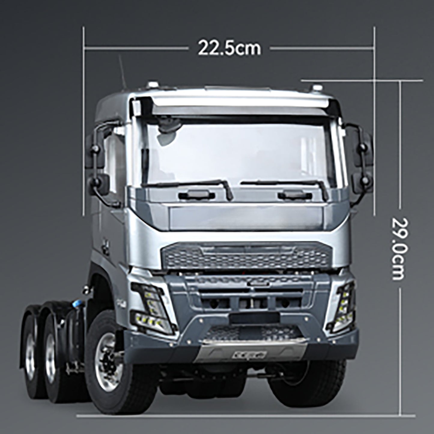 Double E 1/14 6*6 RC Tractor Truck FMX Remote Control Simulation Vehicle 2Speed Metal Chassis Rail Axle Locks Sound System