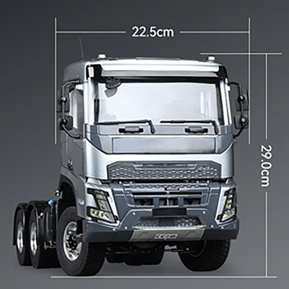 Double E 1/14 6*6 RC Tractor Truck FMX Remote Control Simulation Vehicle 2Speed Metal Chassis Rail Axle Locks Sound System