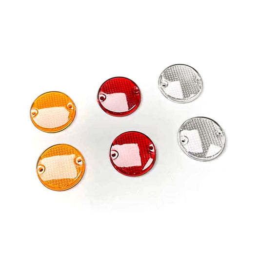 3 Pair Plastic Rear Lamp Shell Tail Light for 1/14 DIY TAMIYA RC Tractor Truck Model Engineering Vehicle Lorry Car Toy Parts