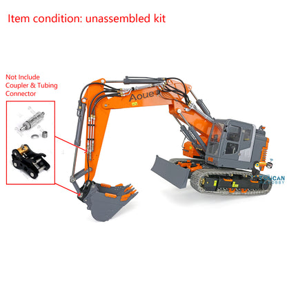 Metal 1/14 LESU Hydraulic RC Excavator Aoue ET26L Painted Remote Controlled Digger DIY Hobby Model Kits Motor ESC