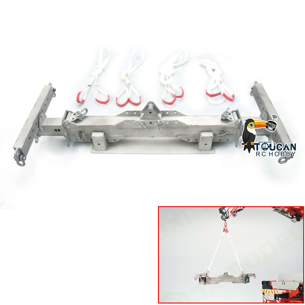 JXModel Metal Operation Cage Fork Telescopic Spreader Cargo Bucket for 1/14 RC Hydraulic Crane Truck F1650 F1650-TD DIY Parts for Enthusiast
