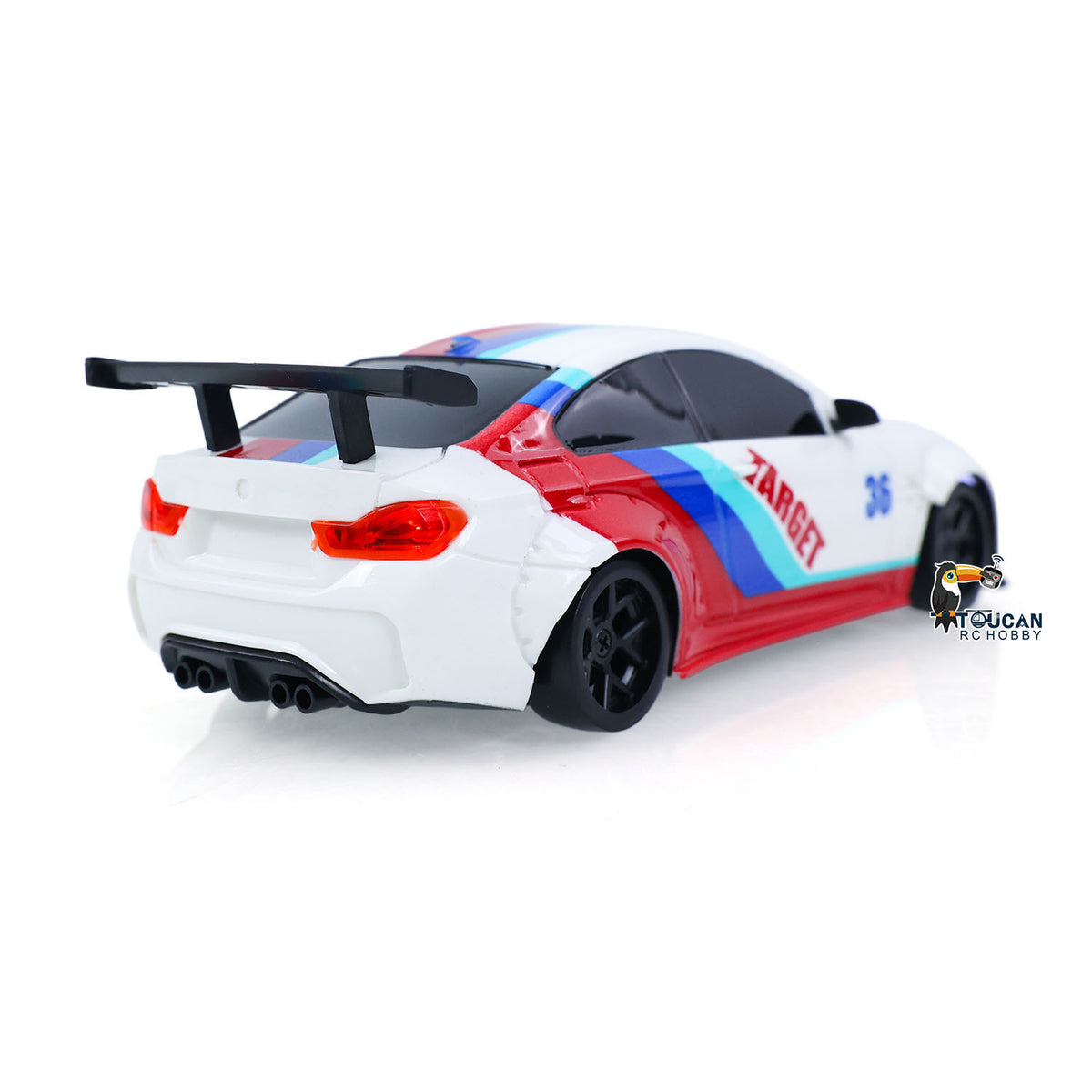 TOUCAN RC HOBBY US Stock JIABAILE 25KM/H 4X4 1/36 RC Drift Car 3611A Gyroscope Carbon Fiber Chassis Plate Indoor Outdoor Mini Racing Car LED Battery Radio