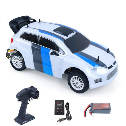 US Stock 1004 1/10 70KM/H 4*4 Remote Control Rally Car RC Brushless Electric Racing Vehicle Hobbywing 60A ESC 3 Differentials Metal Gears