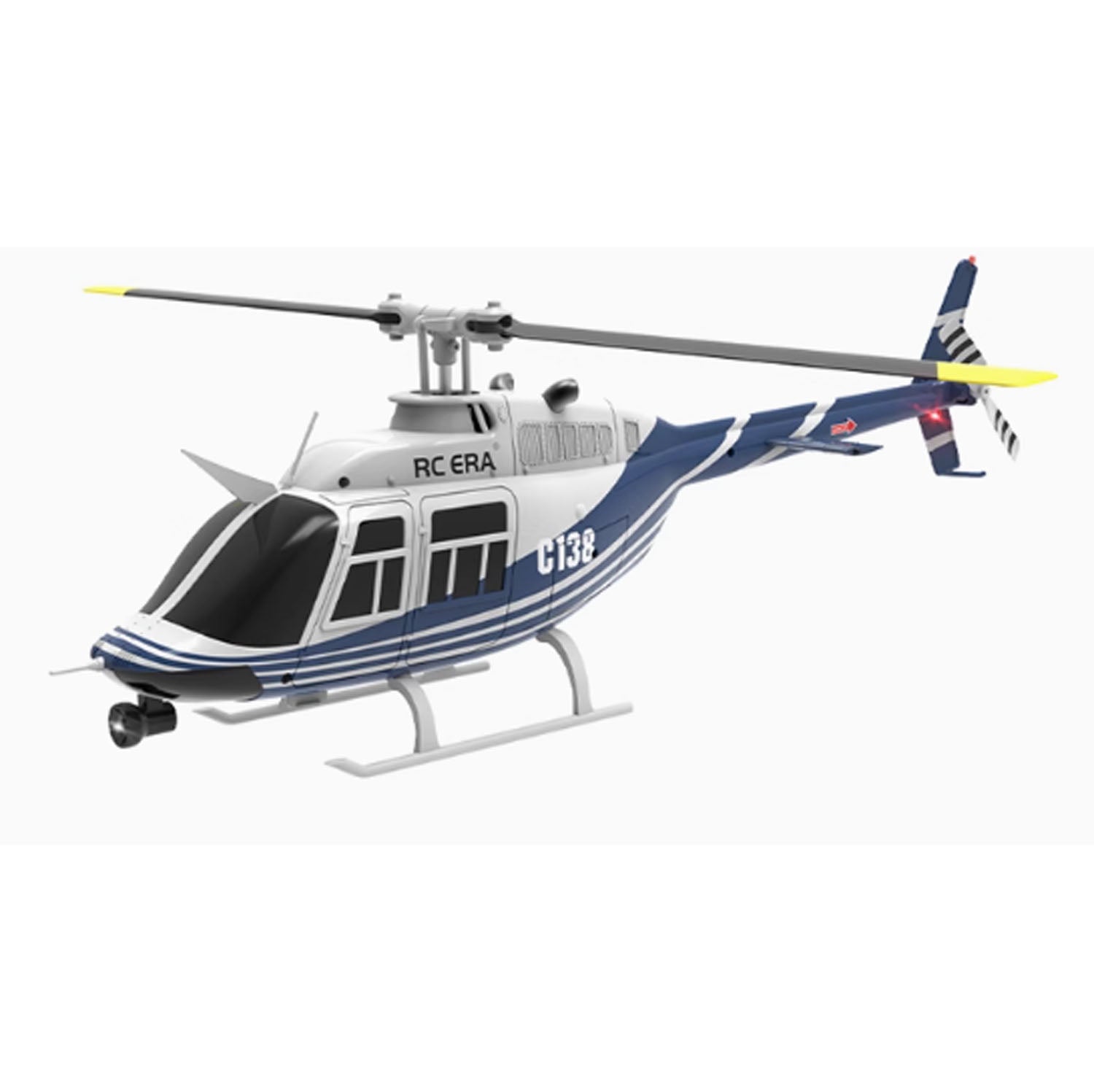 In Stock 1/33 C138 RC Simulation Helicopter Model Bell206 6CH