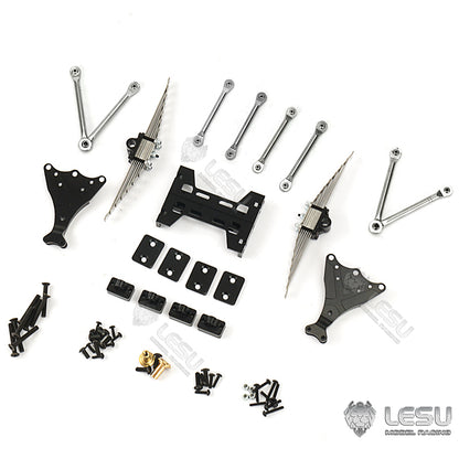 TOUCAN RC HOBBY LESU Metal Rear Suspension Set for 1/14 RC Tractor Radio Controlled Truck Axle DIY Military Dumper