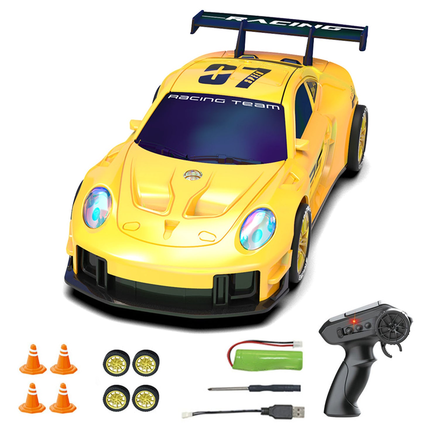 TOUCAN RC HOBBY 1/24 JJRC 4*4 Q228-A Q228-B Remote Control Racing Vehicle RC Drifting Car Model Ready to Run Light System Motor ESC Servo Battery
