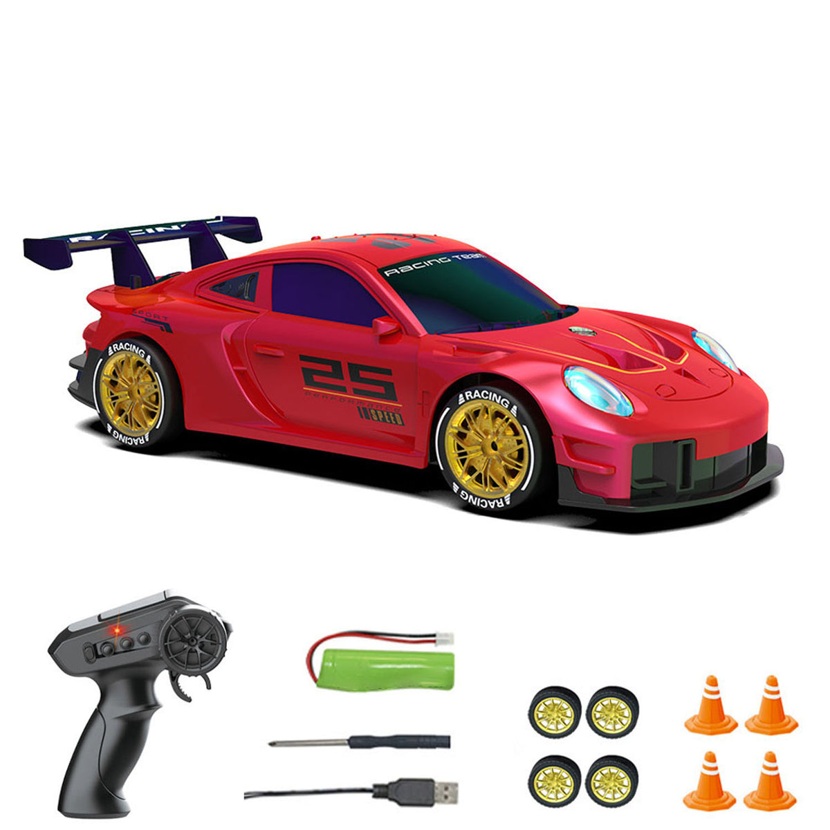 TOUCAN RC HOBBY 1/24 JJRC 4*4 Q228-A Q228-B Remote Control Racing Vehicle RC Drifting Car Model Ready to Run Light System Motor ESC Servo Battery