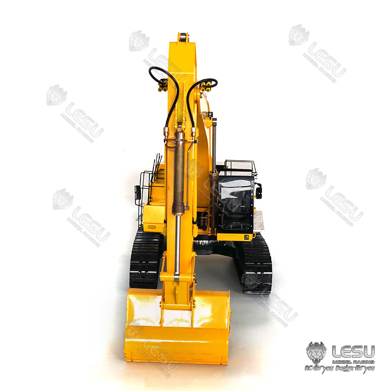 LESU 1/14 C374F Hydraulic RC Excavator KIT Truck fork Bucket Scarifier Crusher Trailer Fixed Mount Decal Compactor