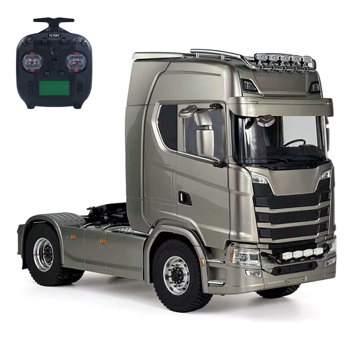 TOUCAN RC HOBBY MDOO 770S 1/14 4x4 Metal Remote Control Tractor Truck 2Speed Gearbox Differential Locks RC Lorry Vehicle ST8 Radio Lights Sounds