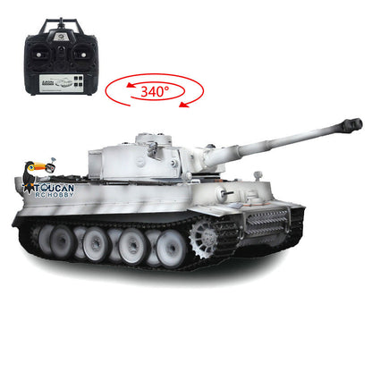 TOUCAN RC HOBBY Henglong 1/16 TK7.0 Promotion German Tiger I RTR RC Tank 3818 Infrared Combat BB Smoke Sounds Lights Metal Gearbox Tracks Sprockets Idlers Wheels