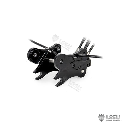 Metal Hydraulic Quick Release Coupler for LESU 1/14 RC Hydraulic Digger Aoue C374F Radio Control Excavator Heavy Machine Model