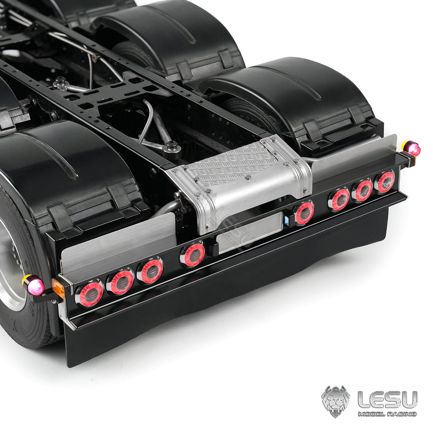 Metal Rear Beam Taillight Set LED Light for DIY TAMIYA 1/14 RC Tractor Truck 770S Remote Control Lorry Car Model Vehicles