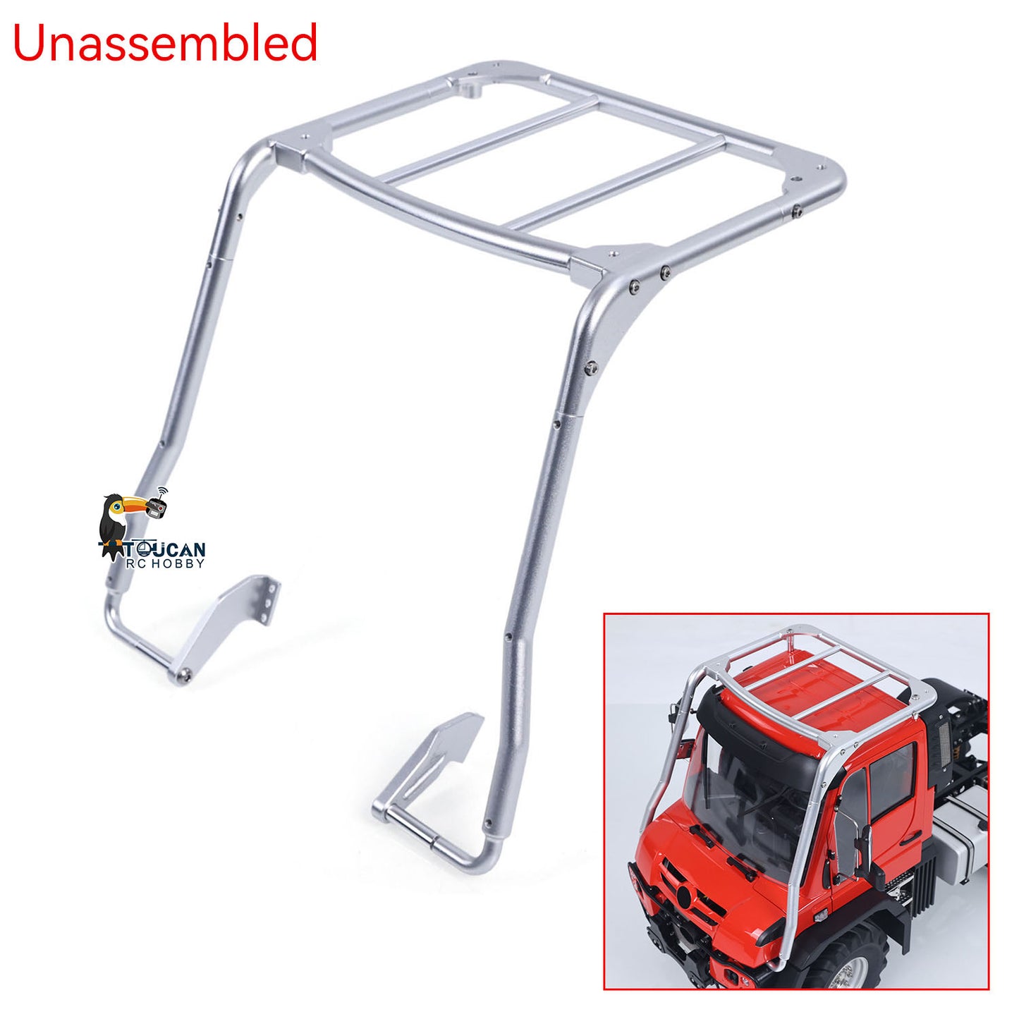 Metal Roll Cage for RTR 4*4 1/14 Remote Control Rock Crawler U535 Lite RC Off Road Vehicle 2Speed Gearbox Differential Locks