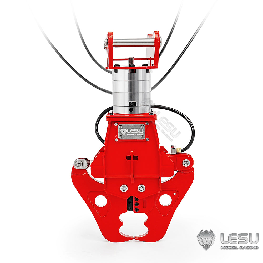 LESU C0053/C0052-B Metal Hydraulic Clamp Shear 270 Degrees Rotatable for 1/14 RC Excavator LR960 ZX490 ET30H ET26L LR945 SK500 ET36L AC360 for Vehicle Model Enthusiast