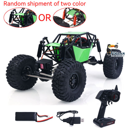 US Stock Remote Control 1/10 Rock Crawler 2.4G 4*4 RTR Electric Radio Off-road Truck Emulated Car Hobby Models Painted Assembled