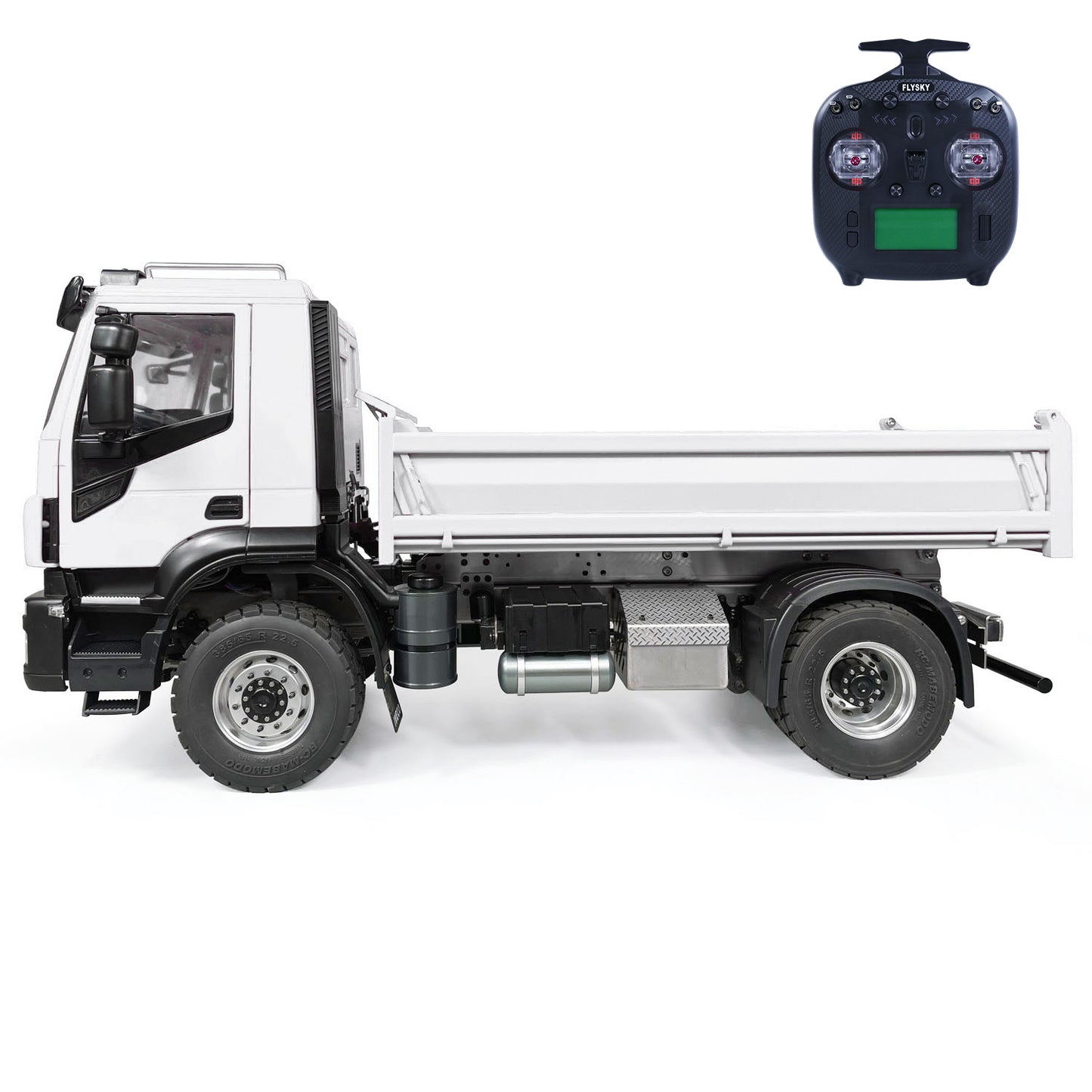 1/14 4x2 Metal RC Hydraulic Dump Truck 2-speed Remote Control Tipper Car Electric Model Vehicle DIY PNP Sound Light System