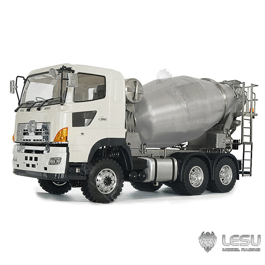 LESU 1/14 6x6 Mixer Truck for Unpainted Metal Remote Controlled Concrete Car Agitating Lorry Model ESC Motor Servo