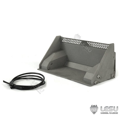 LESU Metal 1/14 Aoue LT5 Remote Controlled Hydraulic Loader Customized Assembled Painted Skid-Steer Ready To Run Vehicle Blade Sieve Bucket Hay Clamp Ripper