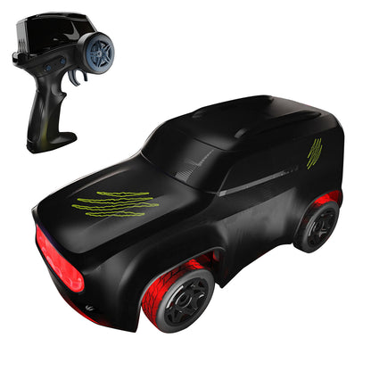 In Stock 1/64 RC MINI High Speed Desktop Drift Car Q197 2.4Ghz Remote Control Four Wheel Drive Car Model RTR Battery Colorful Lights