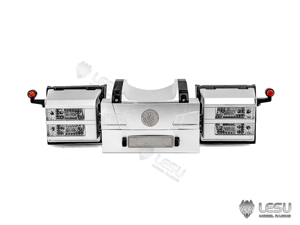 Metal Rear Beam Taillight Set LED for DIY TAMIYA 1/14 RC Tractor Truck R470 R620 770S Remote Control Lorry Car Model Vehicles