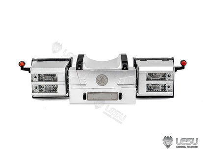 Metal Rear Beam Taillight Set LED for DIY TAMIYA 1/14 RC Tractor Truck R470 R620 770S Remote Control Lorry Car Model Vehicles