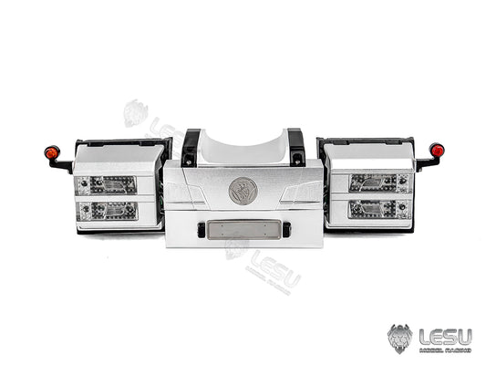 Metal Rear Beam Taillight Set LED for DIY TAMIYA 1/14 RC Tractor Truck R470 R620 770S Remote Control Lorry Car Model Vehicles