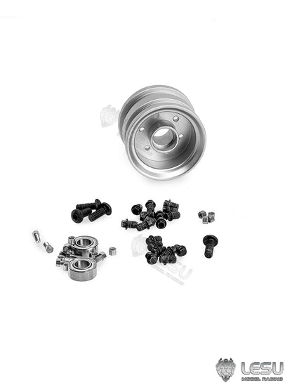 Rear Wheel Hub for LESU AOUE 225A 1/14 RC Hydraulic Log Loader Remote Control Sugarcane Loader Grabber DIY Model