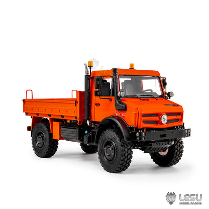 LESU U4023 1/14 Metal RC Off Road Truck PNP Remote Control All Terrain Crawler Car Vehicle 3 Speed Transmission Differential Locks Steel Cargo Bed Light Sound System for Hobby Model Enthusiast