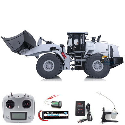 Metal 1/14 Scale WA470 RC Hydraulic Loader 980L Ready to Run XDRC Construction Vehicle Lights Sound Battery