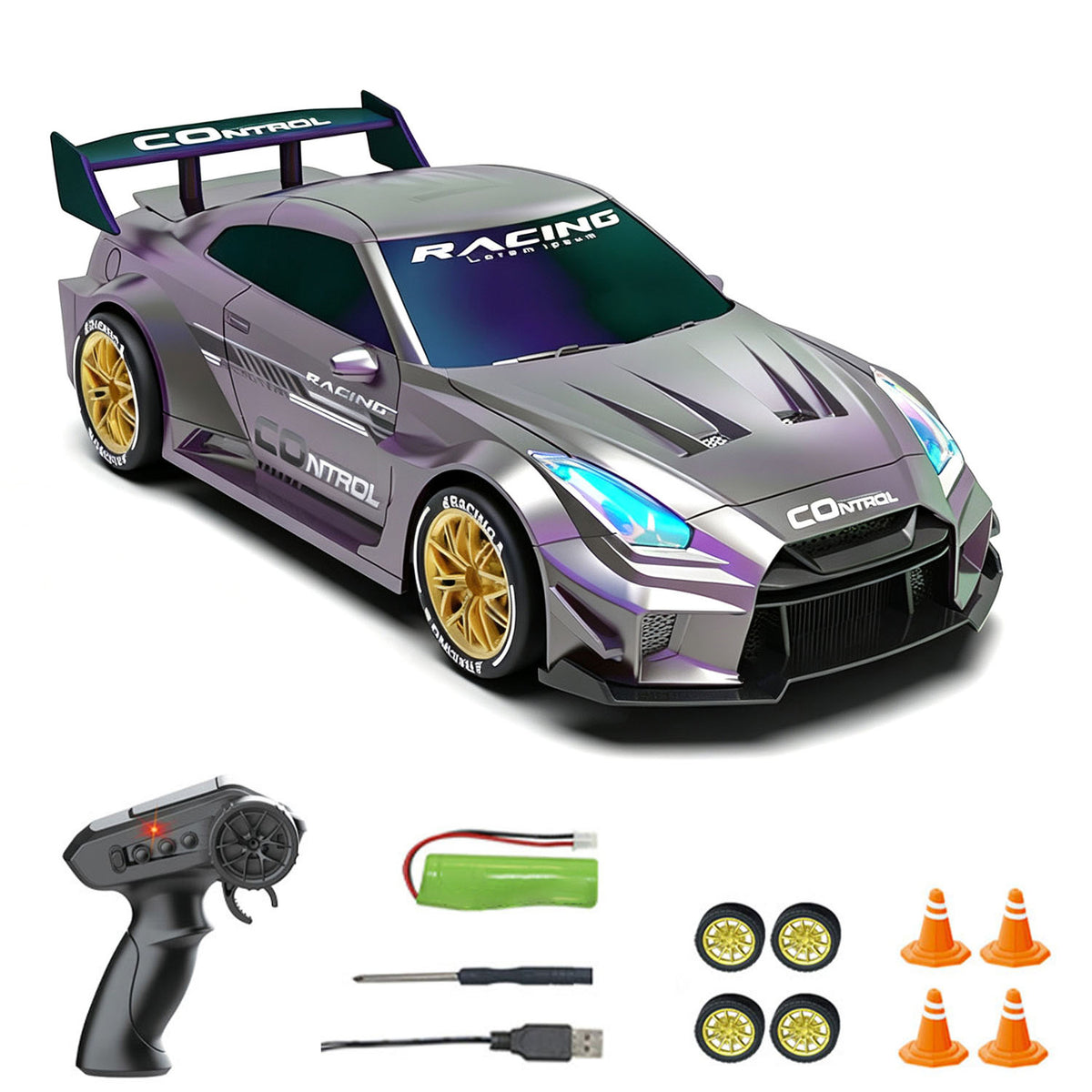 TOUCAN RC HOBBY 1/24 JJRC 4*4 Q228-A Q228-B Remote Control Racing Vehicle RC Drifting Car Model Ready to Run Light System Motor ESC Servo Battery