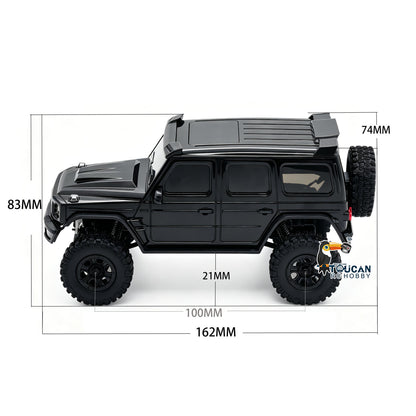 Aoxing 1/30 RC Crawler AX30 - 4x4 Plastic & Metal RTR Worm Gear Transmission